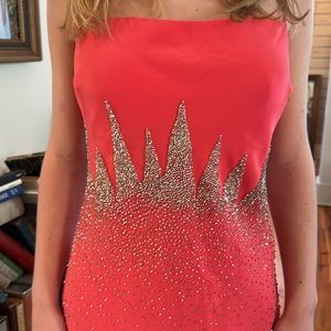 Vintage 90s party prom dance retro mini dress